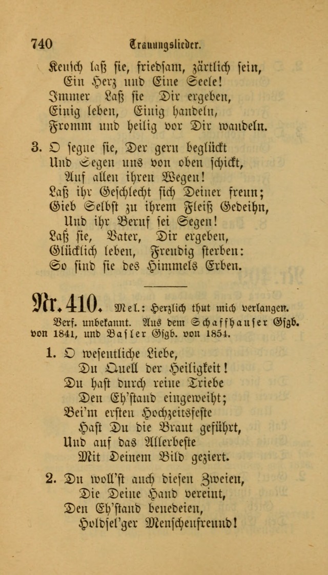 Deutsches Gesangbuch: eine auswahl geistlicher Lieder aus allen Zeiten der Christlichen Kirche für kirchliche und häusliche Gebrauch (Neue, verb. und verm. Aufl) page 742