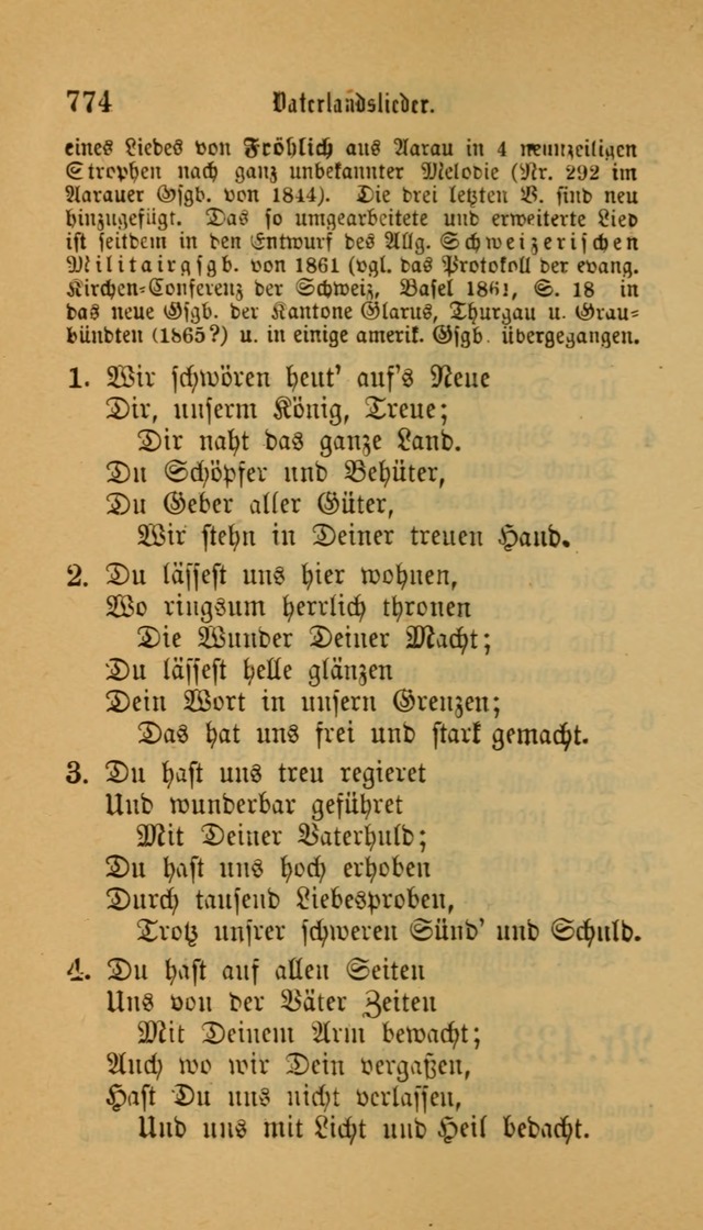 Deutsches Gesangbuch: eine auswahl geistlicher Lieder aus allen Zeiten der Christlichen Kirche für kirchliche und häusliche Gebrauch (Neue, verb. und verm. Aufl) page 776