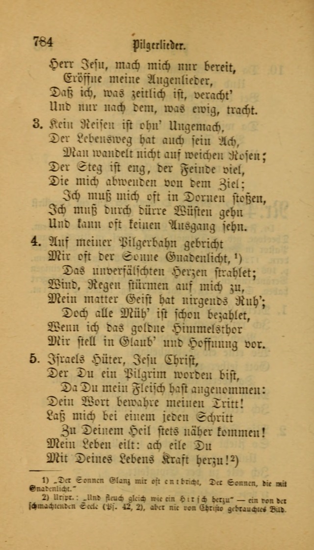 Deutsches Gesangbuch: eine auswahl geistlicher Lieder aus allen Zeiten der Christlichen Kirche für kirchliche und häusliche Gebrauch (Neue, verb. und verm. Aufl) page 786