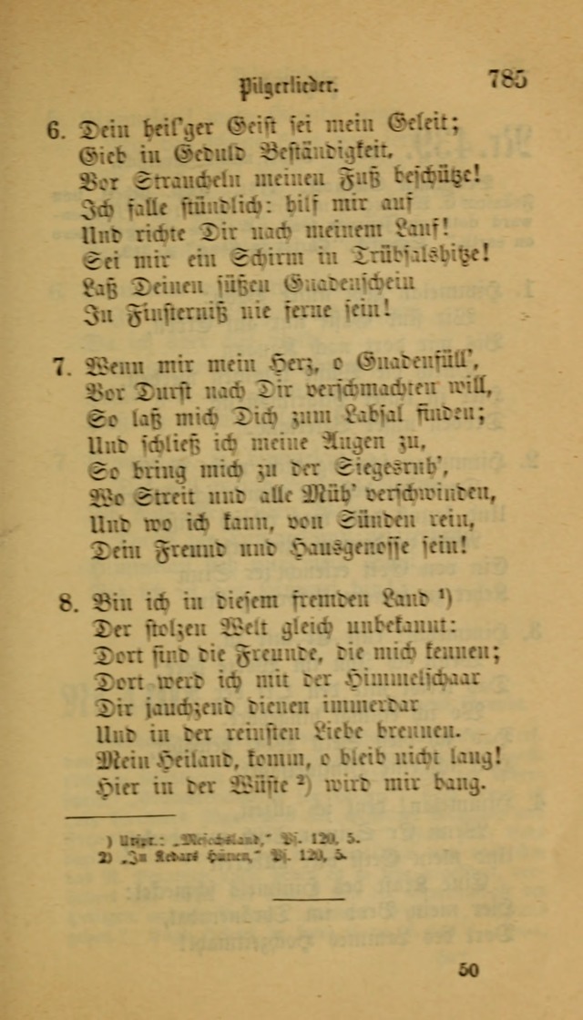 Deutsches Gesangbuch: eine auswahl geistlicher Lieder aus allen Zeiten der Christlichen Kirche für kirchliche und häusliche Gebrauch (Neue, verb. und verm. Aufl) page 787