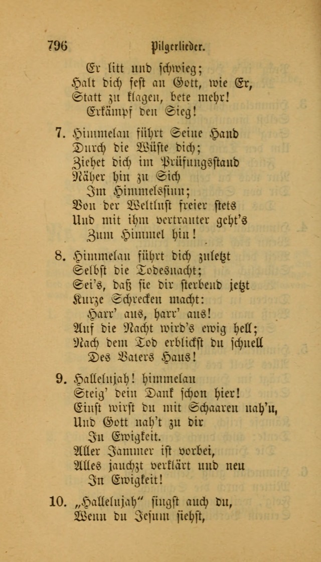 Deutsches Gesangbuch: eine auswahl geistlicher Lieder aus allen Zeiten der Christlichen Kirche für kirchliche und häusliche Gebrauch (Neue, verb. und verm. Aufl) page 798