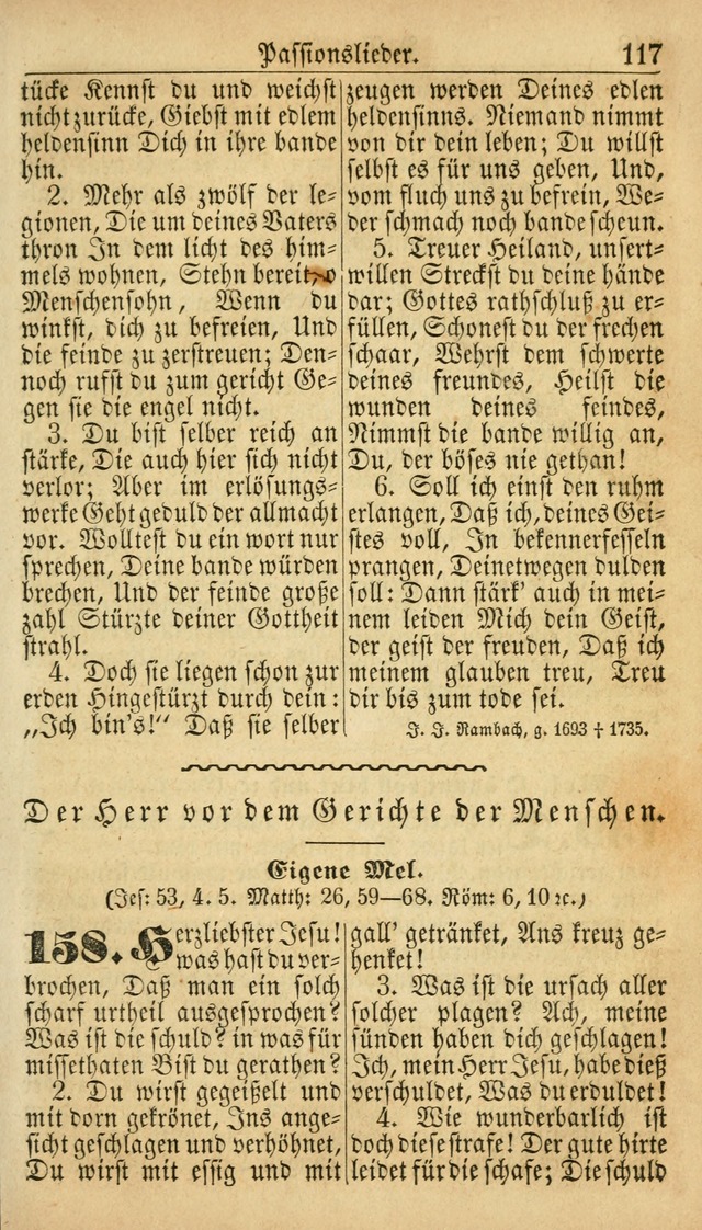 Deutsches Gesangbuch für die Evangelisch-Luterische Kirche in den Vereinigten Staaten: herausgegeben mit kirchlicher Genehmigung  page 117