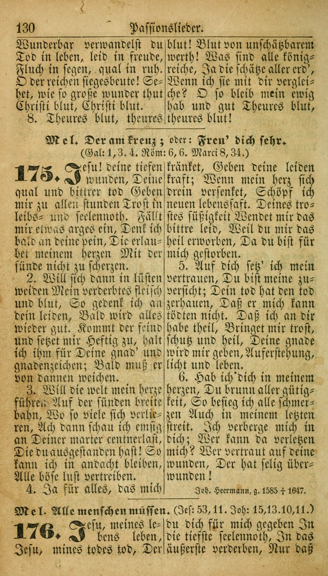 Deutsches Gesangbuch für die Evangelisch-Luterische Kirche in den Vereinigten Staaten: herausgegeben mit kirchlicher Genehmigung  page 130