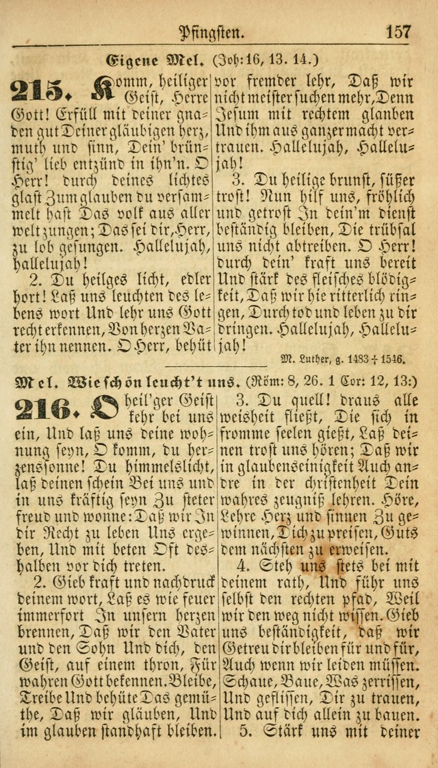 Deutsches Gesangbuch für die Evangelisch-Luterische Kirche in den Vereinigten Staaten: herausgegeben mit kirchlicher Genehmigung  page 157