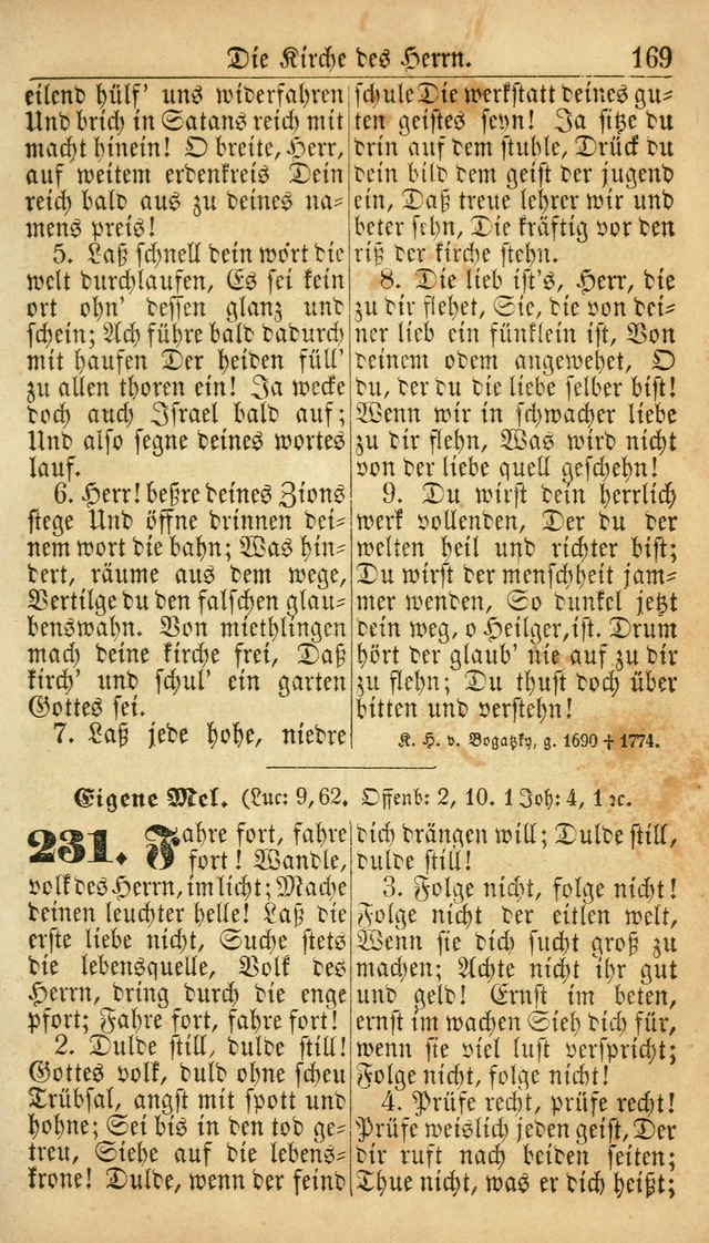 Deutsches Gesangbuch für die Evangelisch-Luterische Kirche in den Vereinigten Staaten: herausgegeben mit kirchlicher Genehmigung  page 169