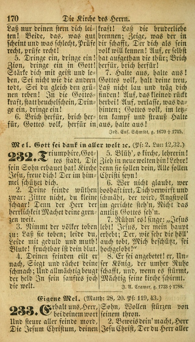 Deutsches Gesangbuch für die Evangelisch-Luterische Kirche in den Vereinigten Staaten: herausgegeben mit kirchlicher Genehmigung  page 170