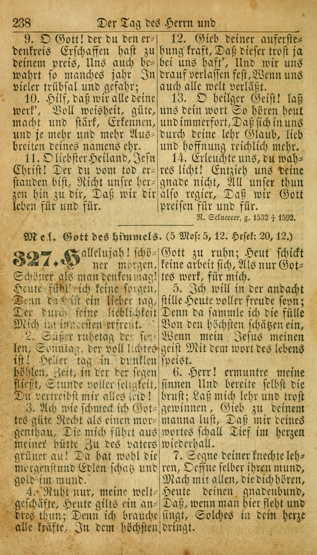 Deutsches Gesangbuch für die Evangelisch-Luterische Kirche in den Vereinigten Staaten: herausgegeben mit kirchlicher Genehmigung  page 238