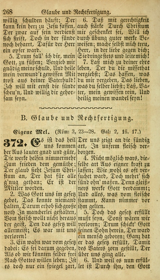 Deutsches Gesangbuch für die Evangelisch-Luterische Kirche in den Vereinigten Staaten: herausgegeben mit kirchlicher Genehmigung  page 268