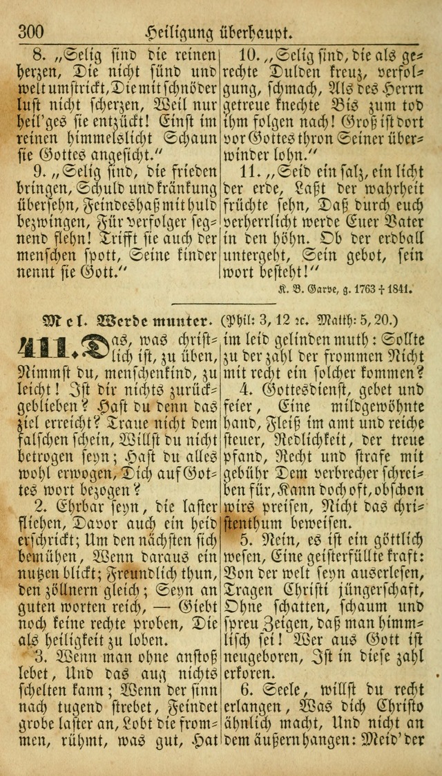 Deutsches Gesangbuch für die Evangelisch-Luterische Kirche in den Vereinigten Staaten: herausgegeben mit kirchlicher Genehmigung  page 300