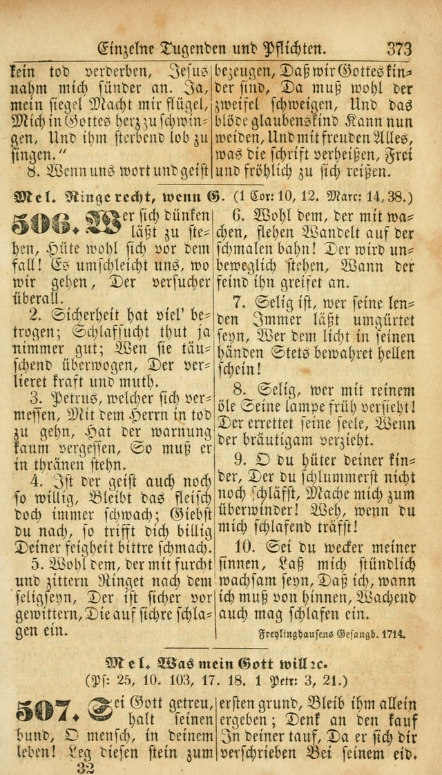 Deutsches Gesangbuch für die Evangelisch-Luterische Kirche in den Vereinigten Staaten: herausgegeben mit kirchlicher Genehmigung  page 373