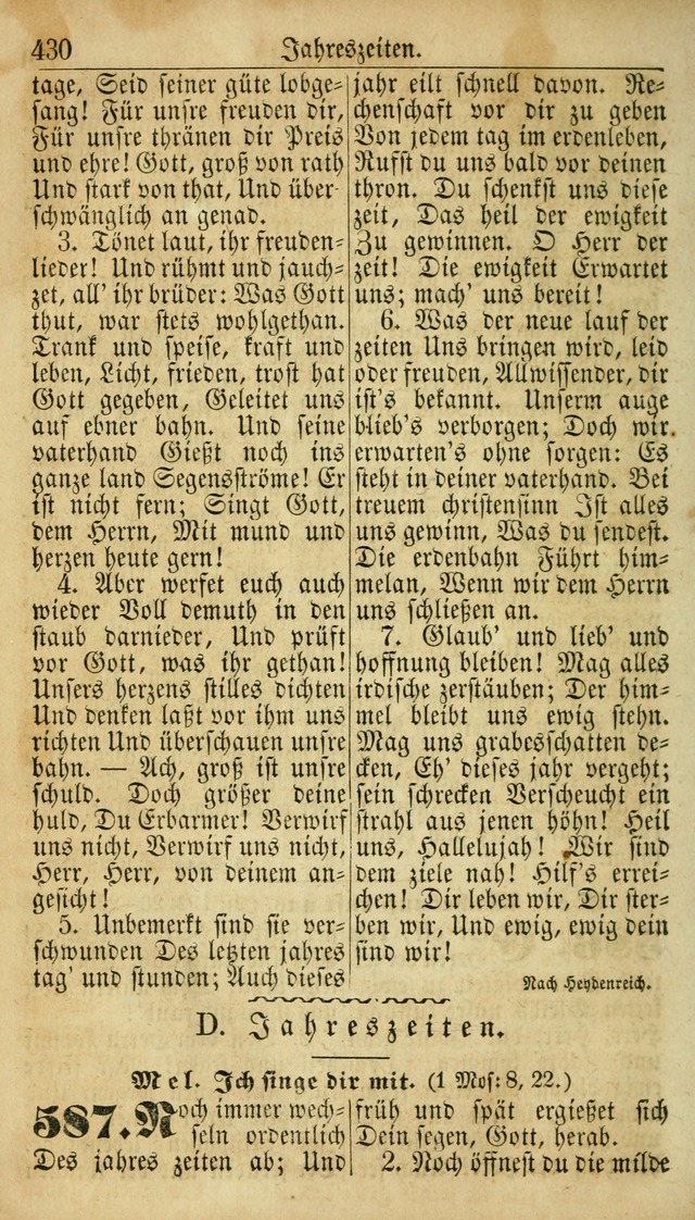 Deutsches Gesangbuch für die Evangelisch-Luterische Kirche in den Vereinigten Staaten: herausgegeben mit kirchlicher Genehmigung  page 430