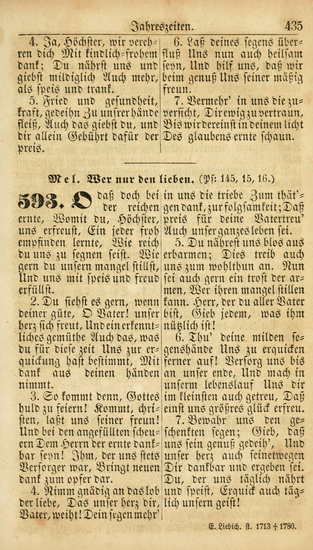 Deutsches Gesangbuch für die Evangelisch-Luterische Kirche in den Vereinigten Staaten: herausgegeben mit kirchlicher Genehmigung  page 435