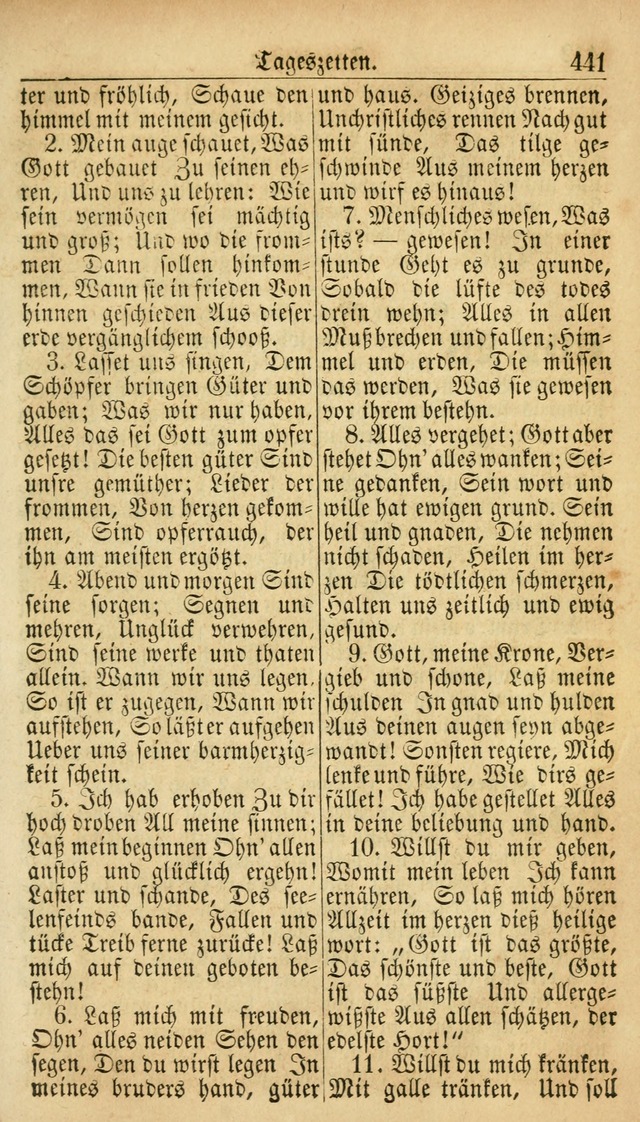 Deutsches Gesangbuch für die Evangelisch-Luterische Kirche in den Vereinigten Staaten: herausgegeben mit kirchlicher Genehmigung  page 441