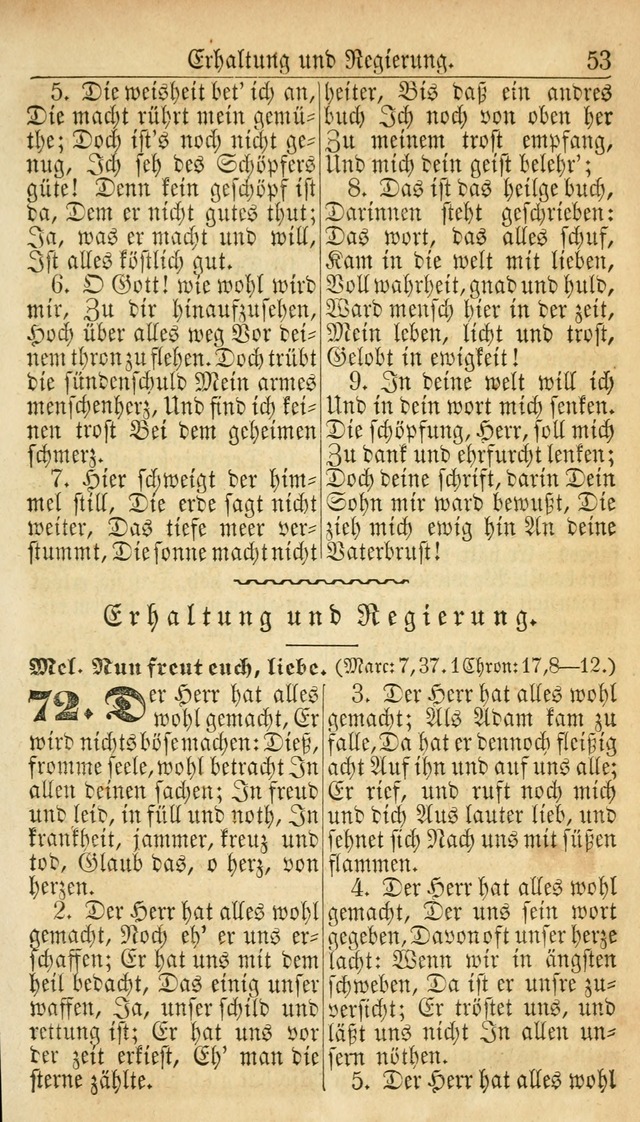 Deutsches Gesangbuch für die Evangelisch-Luterische Kirche in den Vereinigten Staaten: herausgegeben mit kirchlicher Genehmigung  page 53