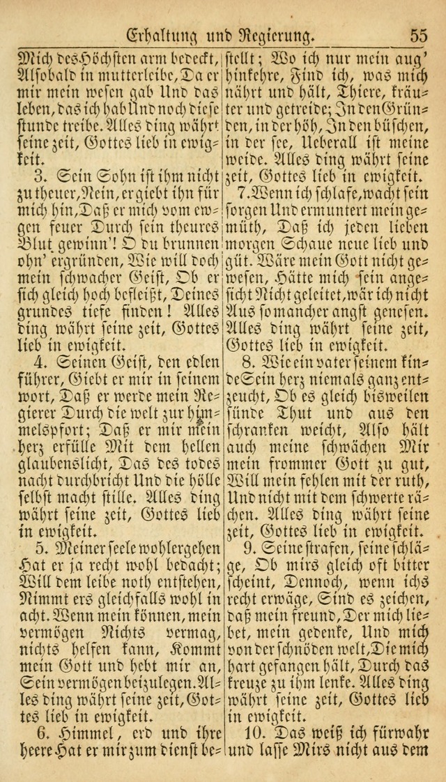 Deutsches Gesangbuch für die Evangelisch-Luterische Kirche in den Vereinigten Staaten: herausgegeben mit kirchlicher Genehmigung  page 55