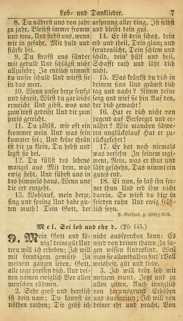 Deutsches Gesangbuch für die Evangelisch-Luterische Kirche in den Vereinigten Staaten: herausgegeben mit kirchlicher Genehmigung  page 7