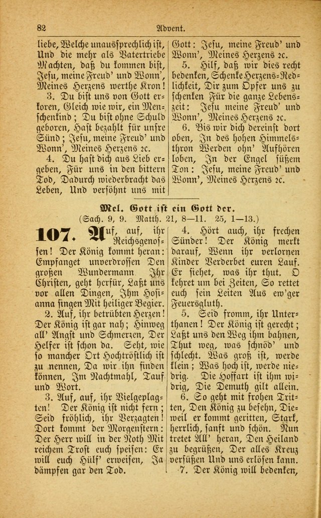 Deutsches Gesangbuch: für den Evangelisch-Lutherische Kirche in den Vereinigten Staaten herausgegen mit kirchlicher Genehmigung  page 136