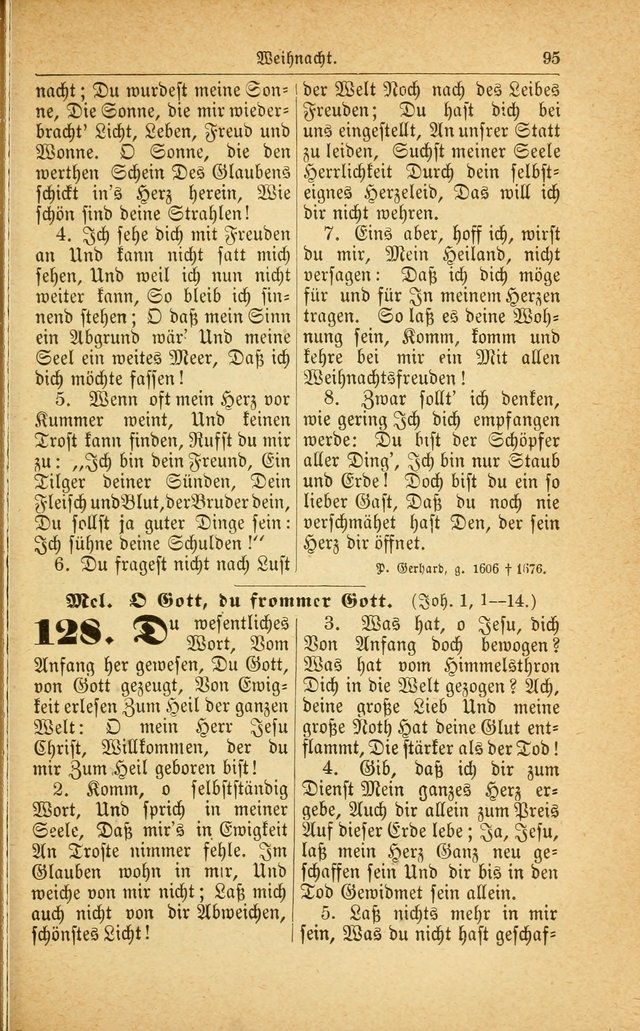 Deutsches Gesangbuch: für den Evangelisch-Lutherische Kirche in den Vereinigten Staaten herausgegen mit kirchlicher Genehmigung  page 149