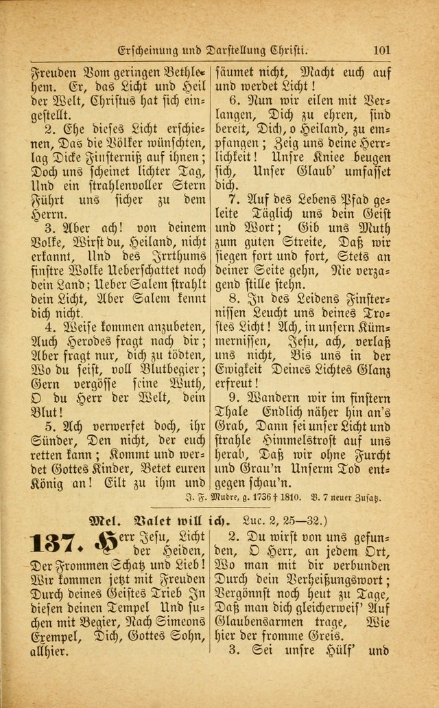 Deutsches Gesangbuch: für den Evangelisch-Lutherische Kirche in den Vereinigten Staaten herausgegen mit kirchlicher Genehmigung  page 155