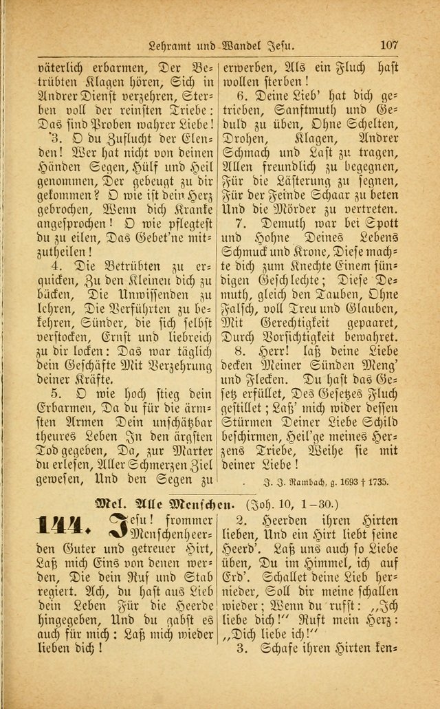 Deutsches Gesangbuch: für den Evangelisch-Lutherische Kirche in den Vereinigten Staaten herausgegen mit kirchlicher Genehmigung  page 161