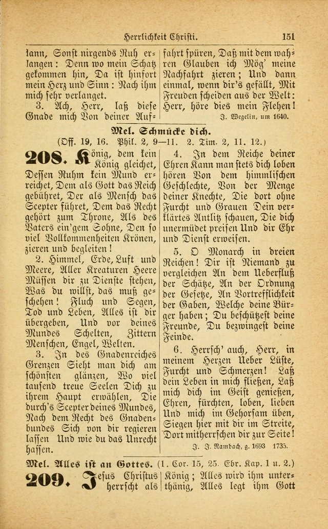 Deutsches Gesangbuch: für den Evangelisch-Lutherische Kirche in den Vereinigten Staaten herausgegen mit kirchlicher Genehmigung  page 205