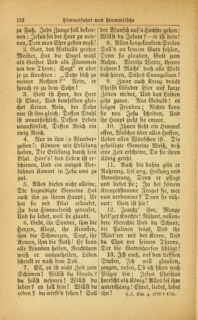 Deutsches Gesangbuch: für den Evangelisch-Lutherische Kirche in den Vereinigten Staaten herausgegen mit kirchlicher Genehmigung  page 206