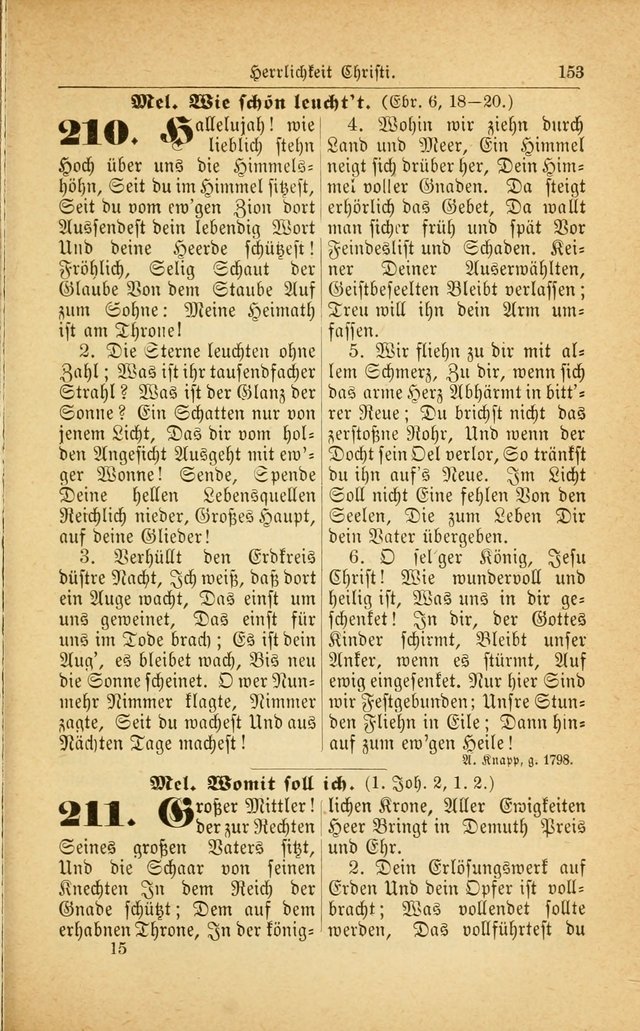 Deutsches Gesangbuch: für den Evangelisch-Lutherische Kirche in den Vereinigten Staaten herausgegen mit kirchlicher Genehmigung  page 207