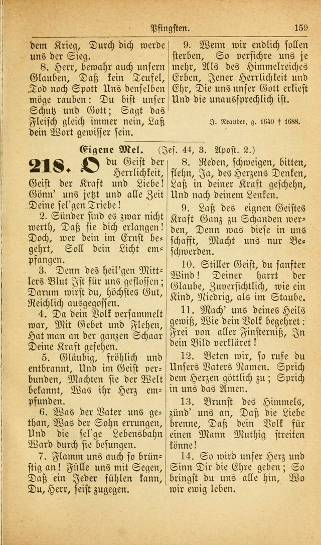 Deutsches Gesangbuch: für den Evangelisch-Lutherische Kirche in den Vereinigten Staaten herausgegen mit kirchlicher Genehmigung  page 213