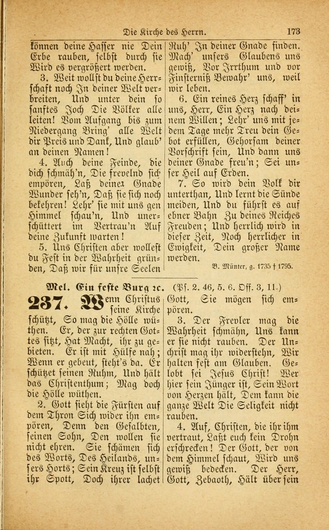 Deutsches Gesangbuch: für den Evangelisch-Lutherische Kirche in den Vereinigten Staaten herausgegen mit kirchlicher Genehmigung  page 227