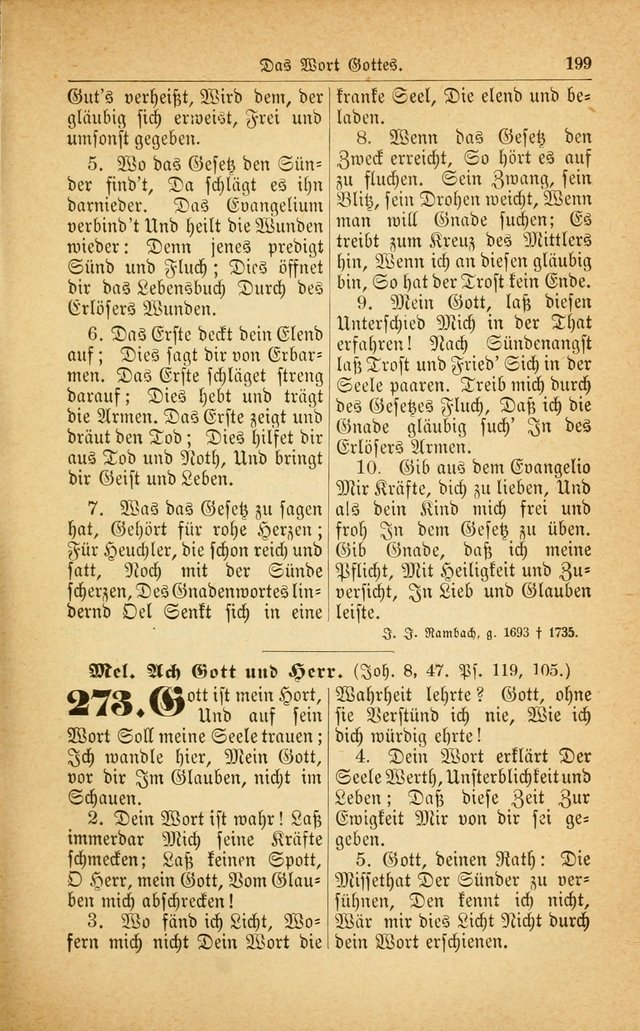 Deutsches Gesangbuch: für den Evangelisch-Lutherische Kirche in den Vereinigten Staaten herausgegen mit kirchlicher Genehmigung  page 253