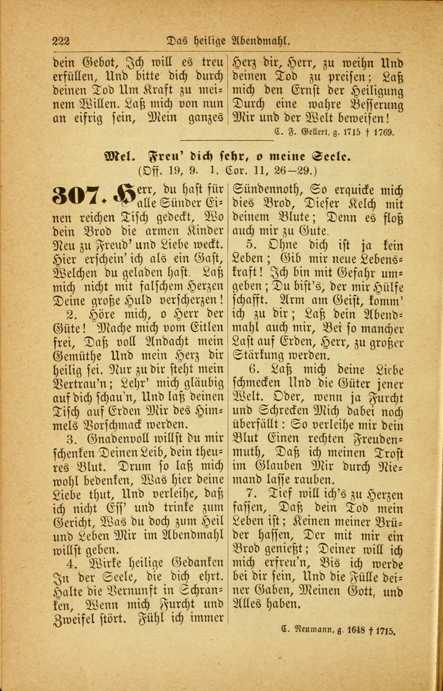 Deutsches Gesangbuch: für den Evangelisch-Lutherische Kirche in den Vereinigten Staaten herausgegen mit kirchlicher Genehmigung  page 276