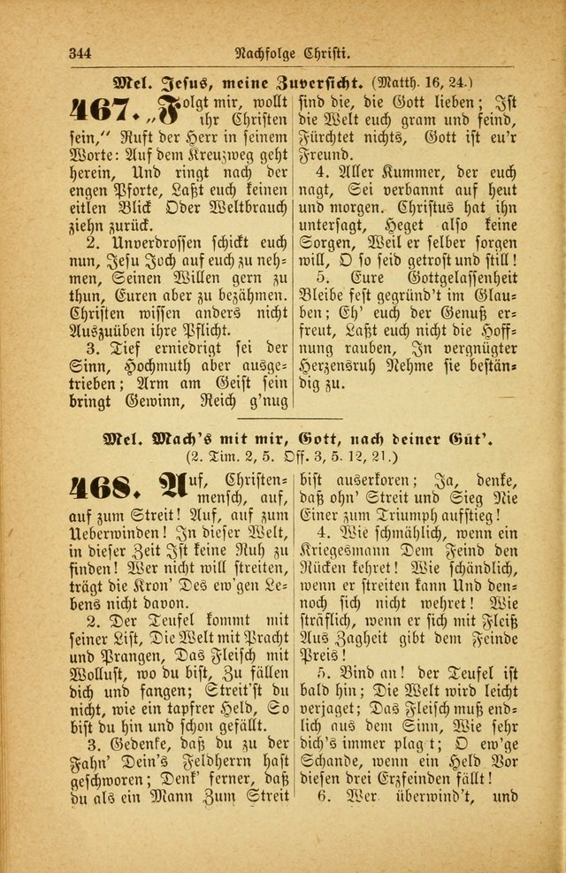 Deutsches Gesangbuch: für den Evangelisch-Lutherische Kirche in den Vereinigten Staaten herausgegen mit kirchlicher Genehmigung  page 398