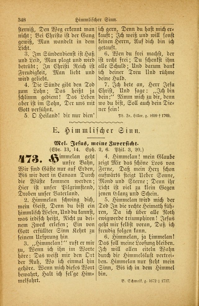 Deutsches Gesangbuch: für den Evangelisch-Lutherische Kirche in den Vereinigten Staaten herausgegen mit kirchlicher Genehmigung  page 402