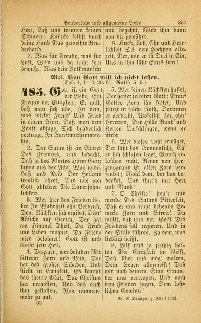 Deutsches Gesangbuch: für den Evangelisch-Lutherische Kirche in den Vereinigten Staaten herausgegen mit kirchlicher Genehmigung  page 411