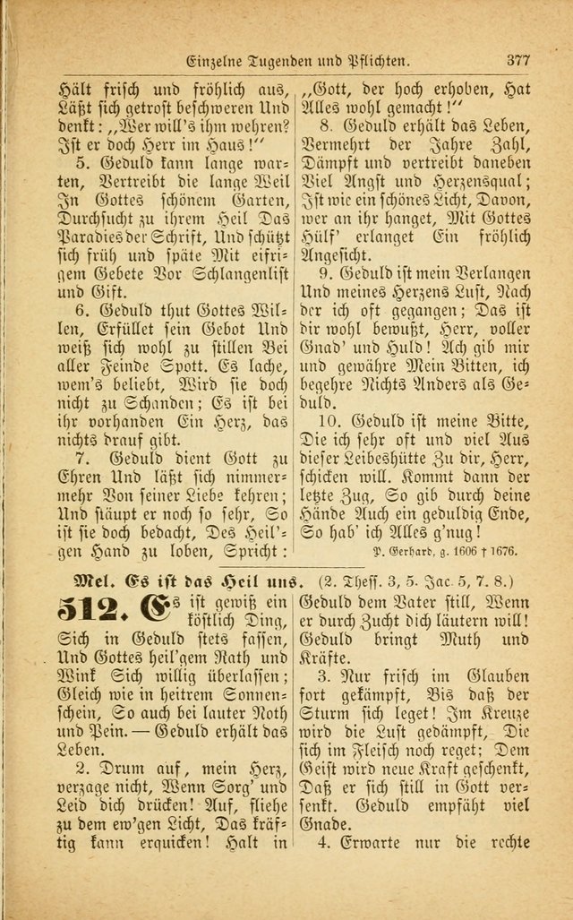 Deutsches Gesangbuch: für den Evangelisch-Lutherische Kirche in den Vereinigten Staaten herausgegen mit kirchlicher Genehmigung  page 431