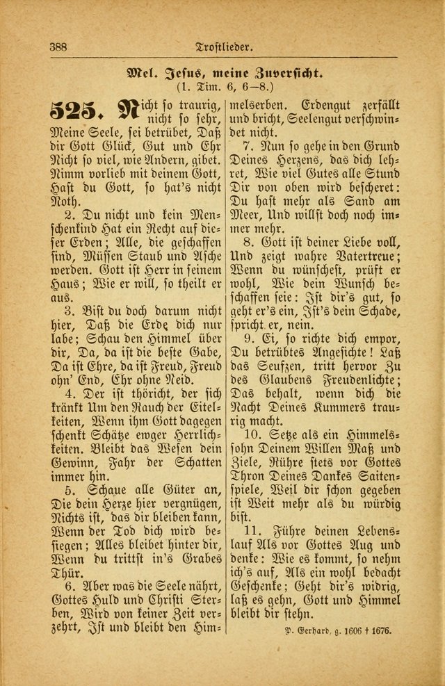 Deutsches Gesangbuch: für den Evangelisch-Lutherische Kirche in den Vereinigten Staaten herausgegen mit kirchlicher Genehmigung  page 442