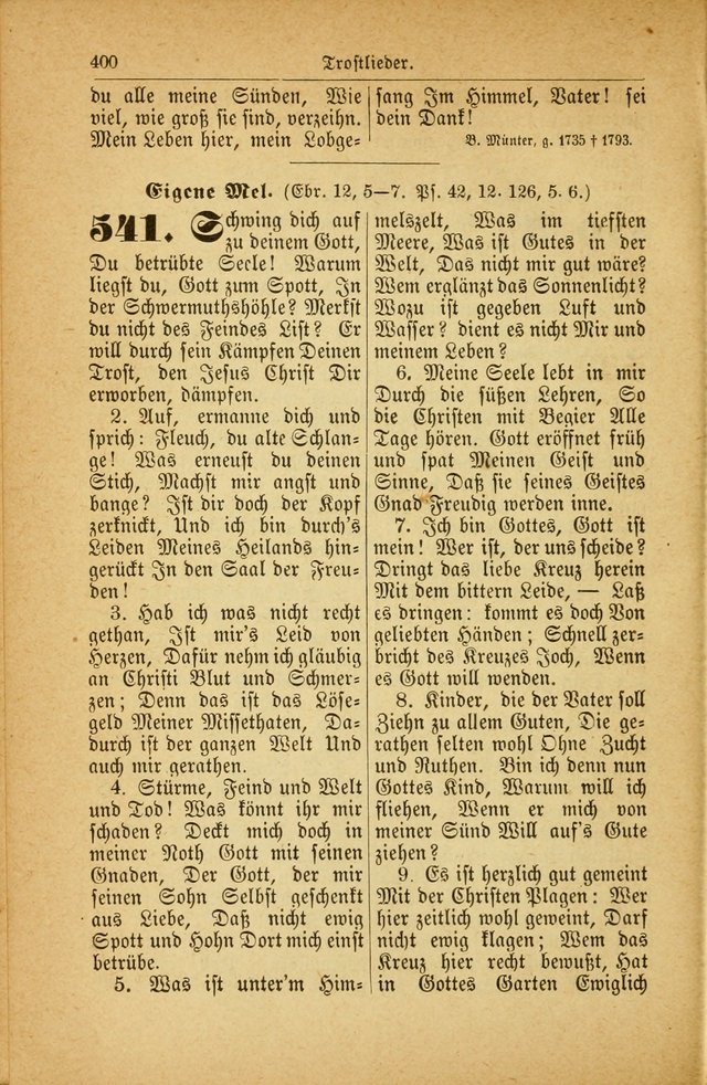 Deutsches Gesangbuch: für den Evangelisch-Lutherische Kirche in den Vereinigten Staaten herausgegen mit kirchlicher Genehmigung  page 454