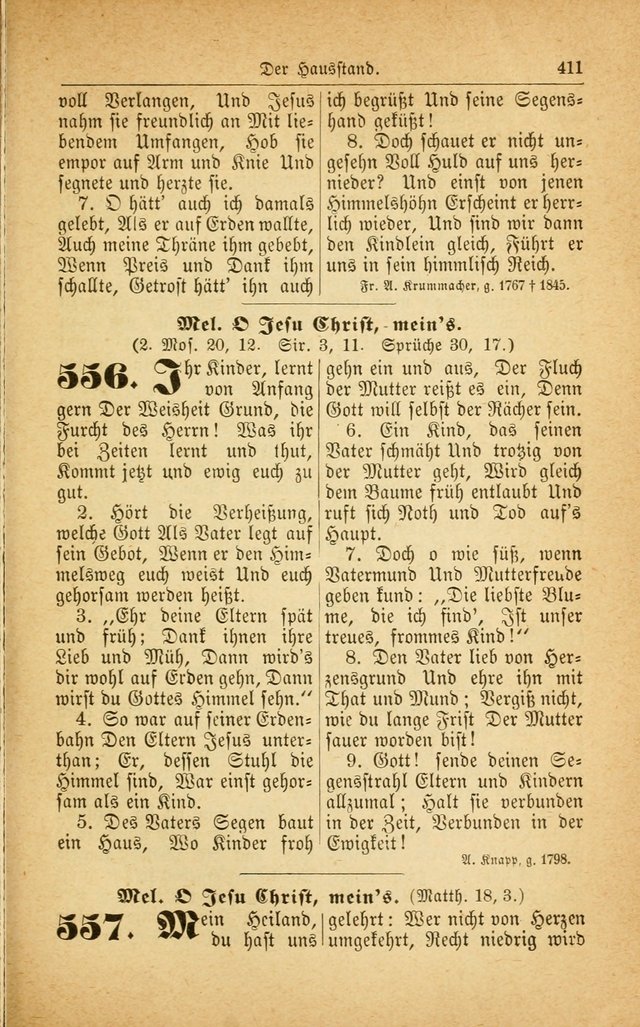 Deutsches Gesangbuch: für den Evangelisch-Lutherische Kirche in den Vereinigten Staaten herausgegen mit kirchlicher Genehmigung  page 465