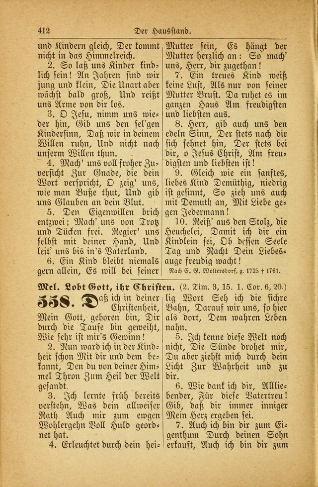 Deutsches Gesangbuch: für den Evangelisch-Lutherische Kirche in den Vereinigten Staaten herausgegen mit kirchlicher Genehmigung  page 466