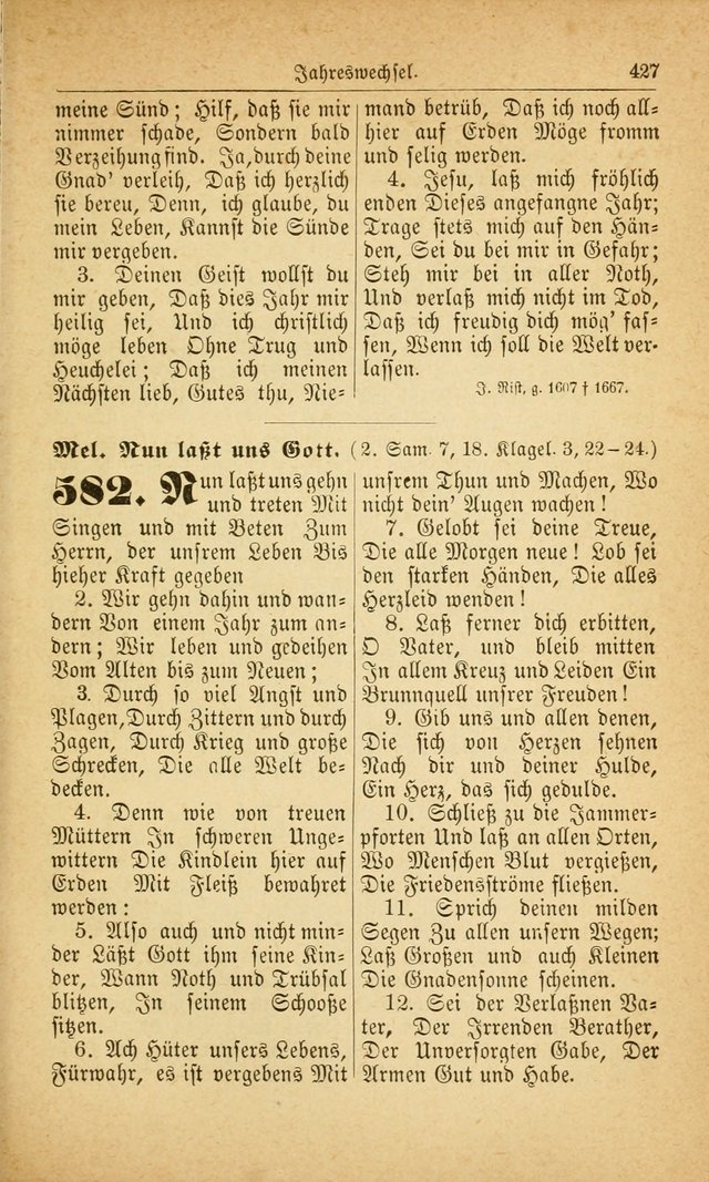 Deutsches Gesangbuch: für den Evangelisch-Lutherische Kirche in den Vereinigten Staaten herausgegen mit kirchlicher Genehmigung  page 481