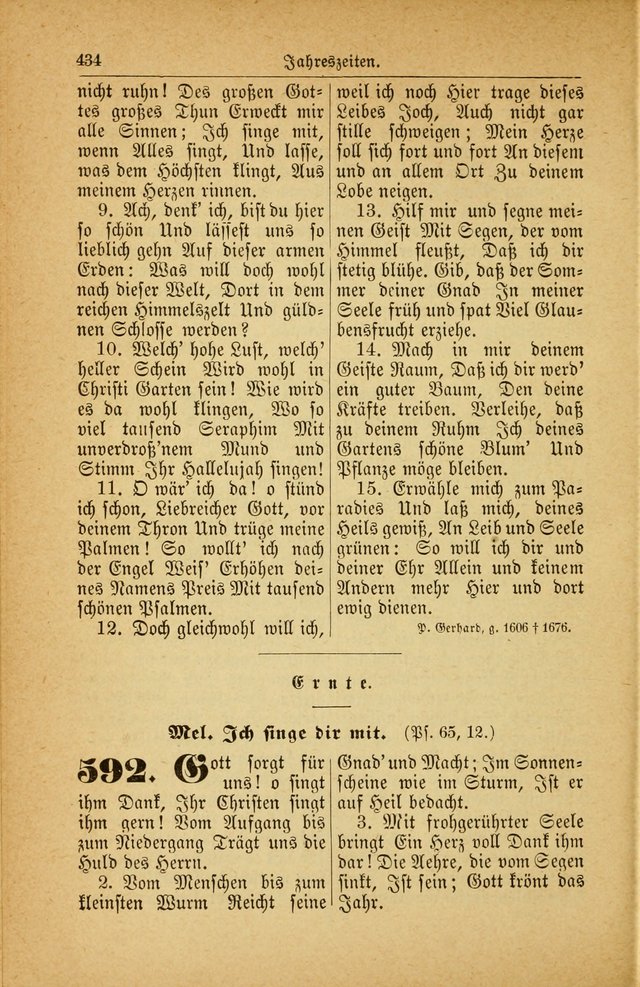 Deutsches Gesangbuch: für den Evangelisch-Lutherische Kirche in den Vereinigten Staaten herausgegen mit kirchlicher Genehmigung  page 488