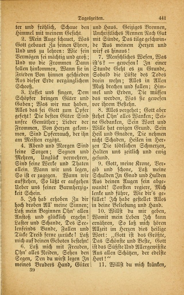 Deutsches Gesangbuch: für den Evangelisch-Lutherische Kirche in den Vereinigten Staaten herausgegen mit kirchlicher Genehmigung  page 495