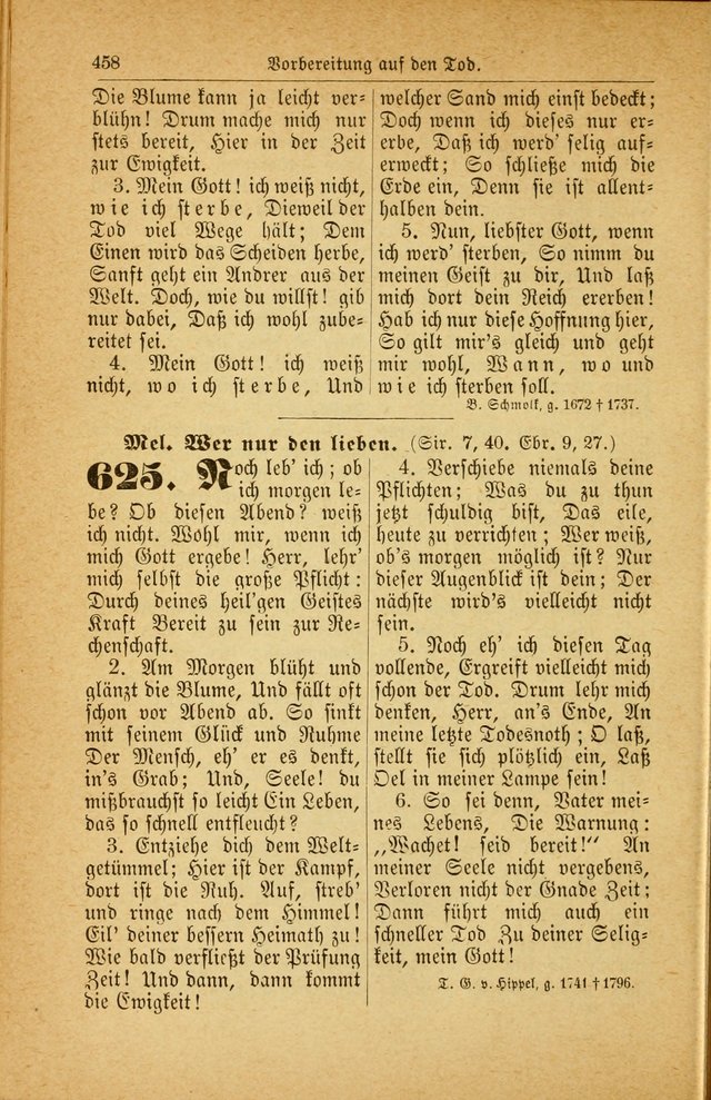 Deutsches Gesangbuch: für den Evangelisch-Lutherische Kirche in den Vereinigten Staaten herausgegen mit kirchlicher Genehmigung  page 512