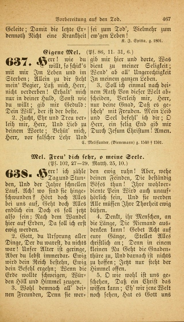 Deutsches Gesangbuch: für den Evangelisch-Lutherische Kirche in den Vereinigten Staaten herausgegen mit kirchlicher Genehmigung  page 521