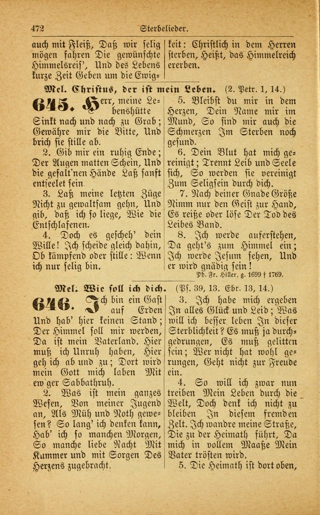 Deutsches Gesangbuch: für den Evangelisch-Lutherische Kirche in den Vereinigten Staaten herausgegen mit kirchlicher Genehmigung  page 526