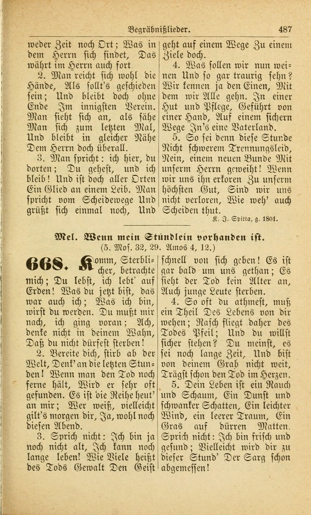 Deutsches Gesangbuch: für den Evangelisch-Lutherische Kirche in den Vereinigten Staaten herausgegen mit kirchlicher Genehmigung  page 541