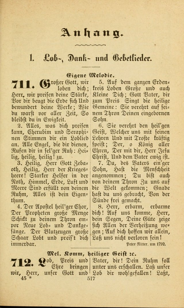 Deutsches Gesangbuch: für den Evangelisch-Lutherische Kirche in den Vereinigten Staaten herausgegen mit kirchlicher Genehmigung  page 571