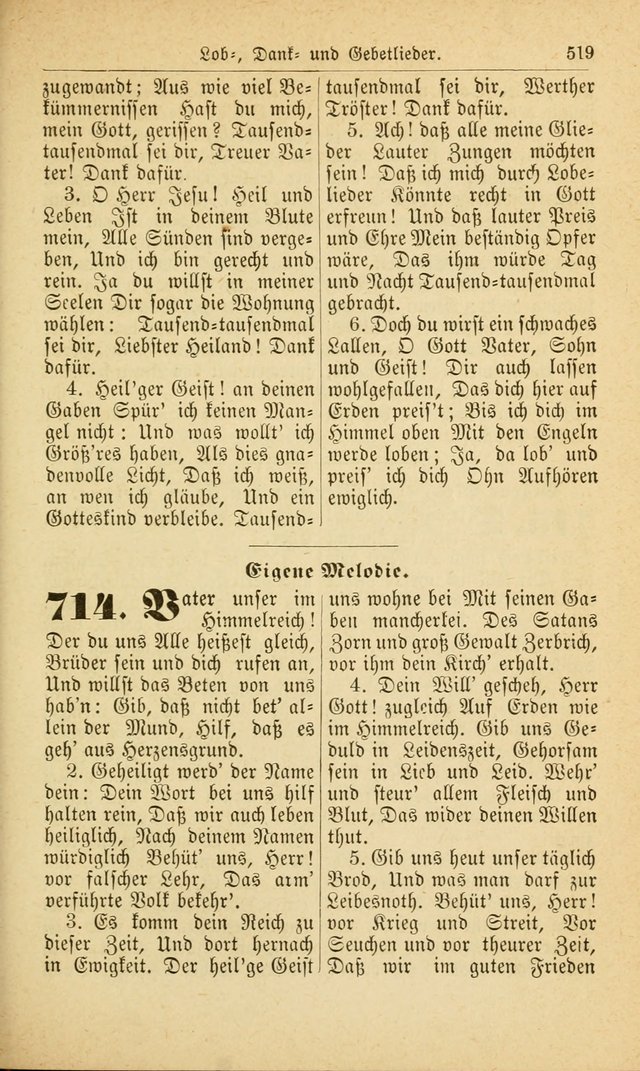 Deutsches Gesangbuch: für den Evangelisch-Lutherische Kirche in den Vereinigten Staaten herausgegen mit kirchlicher Genehmigung  page 573