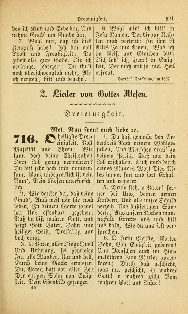 Deutsches Gesangbuch: für den Evangelisch-Lutherische Kirche in den Vereinigten Staaten herausgegen mit kirchlicher Genehmigung  page 575