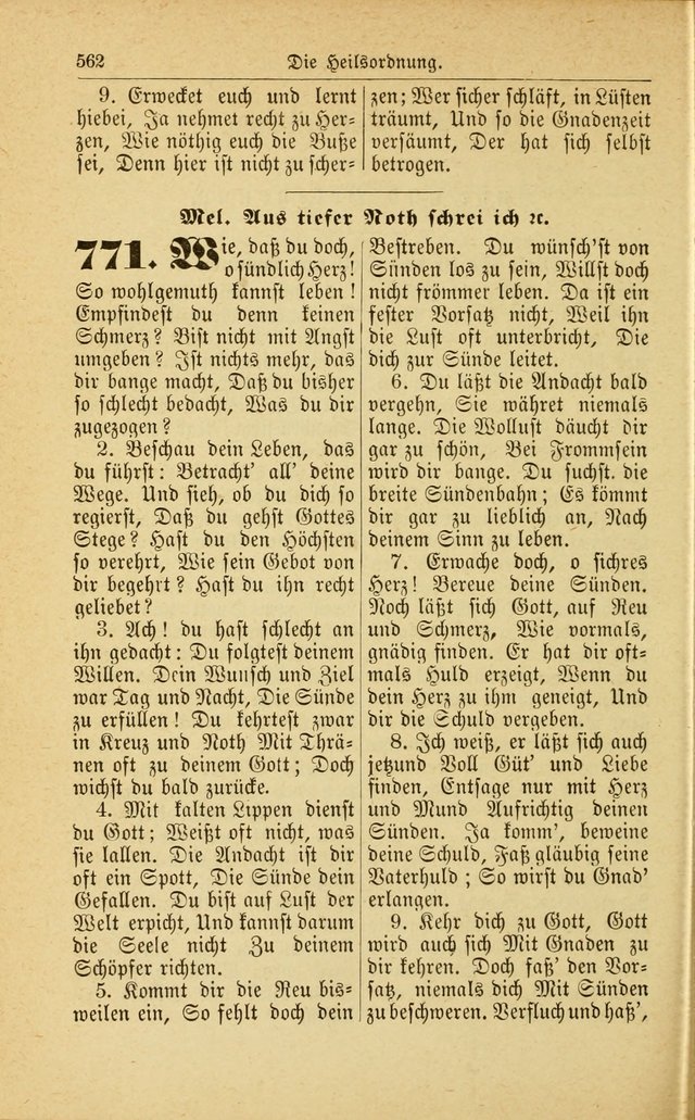 Deutsches Gesangbuch: für den Evangelisch-Lutherische Kirche in den Vereinigten Staaten herausgegen mit kirchlicher Genehmigung  page 616